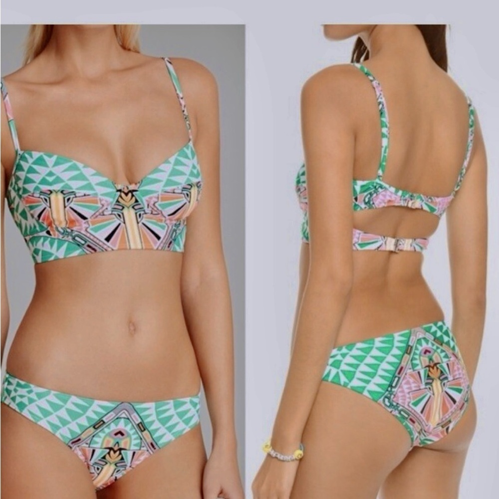 Mara Hoffman Geometric Print Bikini bottom